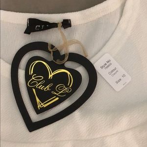 White Cold Shoulder Dress